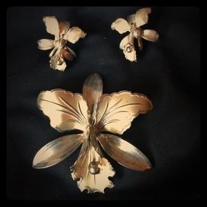 Vintage Brooch & Earrings